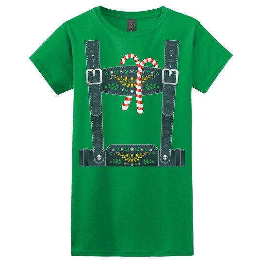 Christmas Elf Lederhosen Christmas Elf Lederhosen