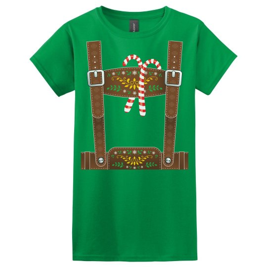 Christmas Elf Lederhosen Christmas Elf Lederhosen