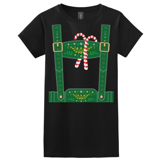 Christmas Elf Lederhosen Christmas Elf Lederhosen