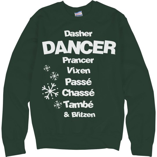 Christmas instructor Recital Sweater