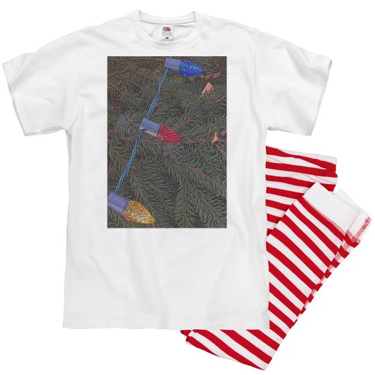 Christmas Lights on The Tree Winter Pajamas Christmas Lights on The Tree Winter Pajamas
