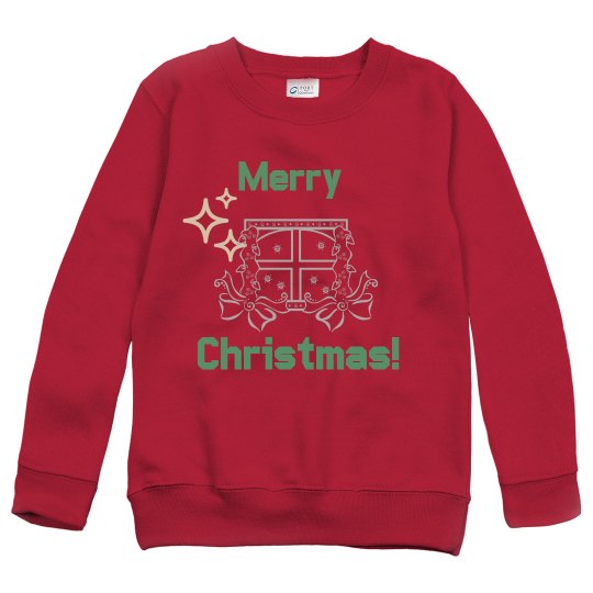 Christmas Window Display at home for Kids