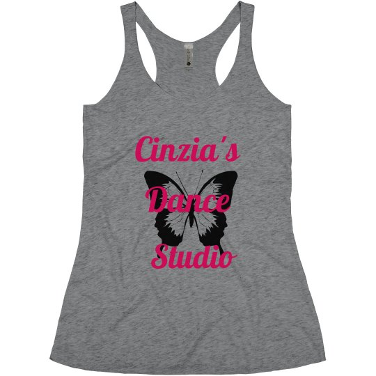 Cinzia's Dance Studio Racer Back Tank