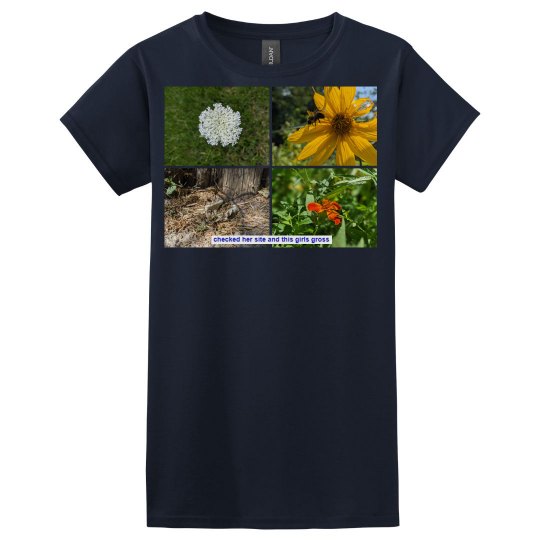Circle of Life Nature Photo Quad Fitted Tee Shirt