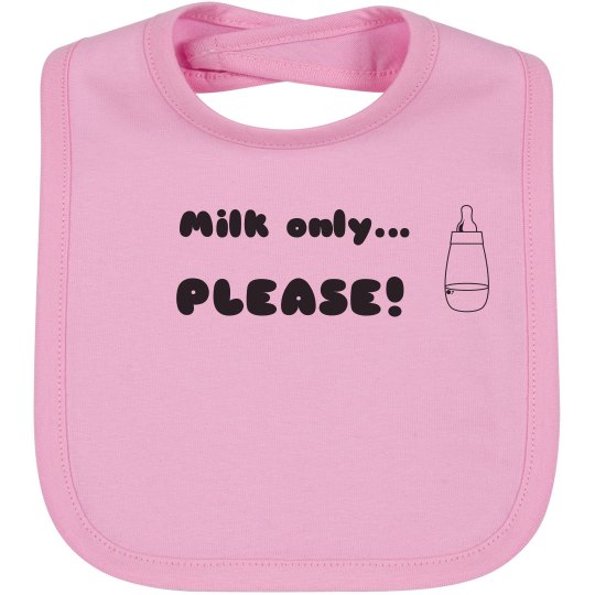 CLMILK ONLY GIRL BIB