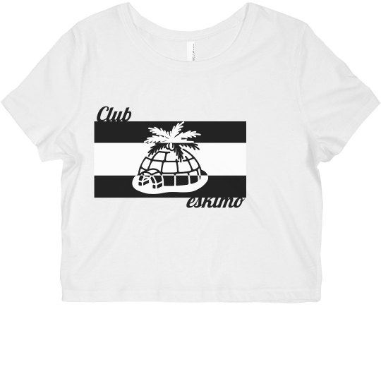 Clubeskimo Black & White Crop Top