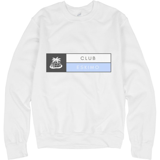 Clubeskimo Blue Print Sweatshirt