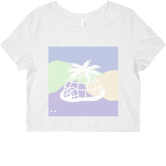 Clubeskimo Large Logo Pastels Crop Top