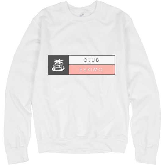 Clubeskimo Pink Print Sweatshirt