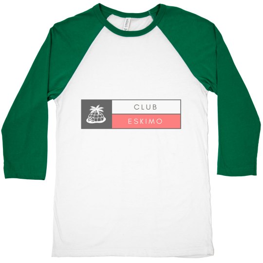 Clubeskimo Red Print Raglan Top