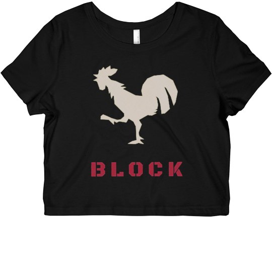 COCKBLOCK CROP TEE
