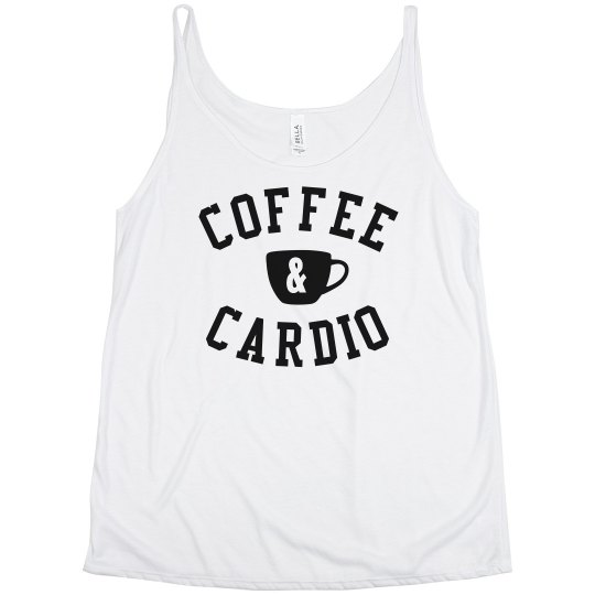 Coffee & Cardio Slouchy Tank