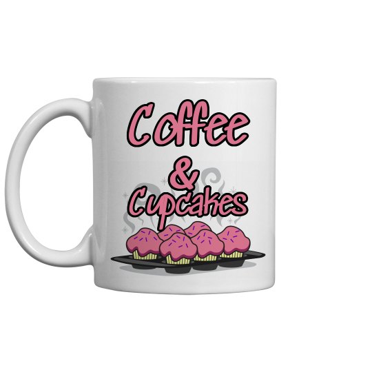 Coffee & Cupcakes Mug Coffee & Cupcakes Mug