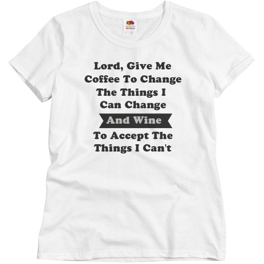 coffee and wine tee