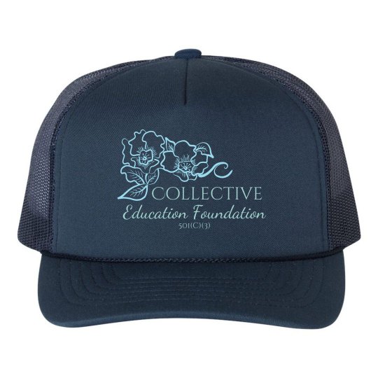 Collective ed navy trucker hat