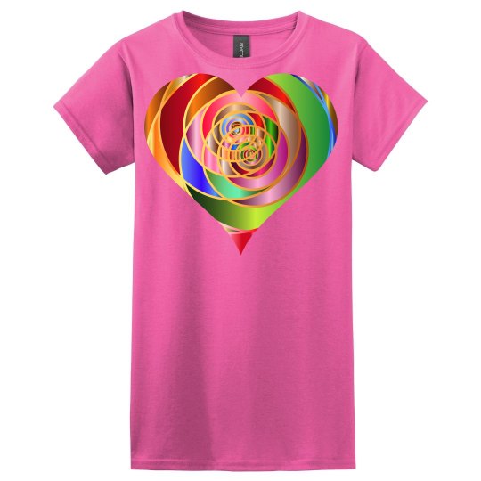 Colorful Spiral Heart Colorful Spiral Heart