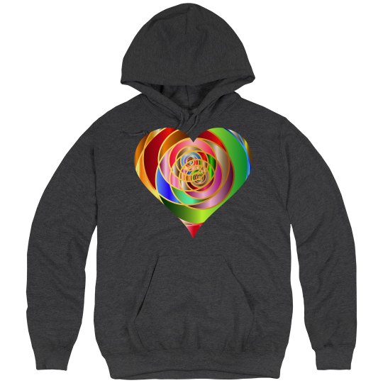 Colorful Spiral Heart