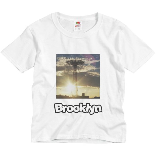Coney Island Brooklyn Youth Tee- Jazzy Jewelz
