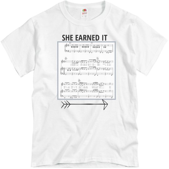 Controlla Earned it (m) tee shirt