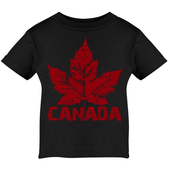 Cool Canada Baby T-shirts Retro Canada Baby Shirts