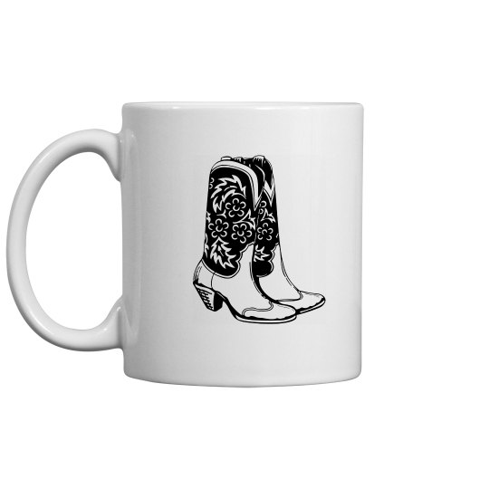 Cowgirl Boot Mug
