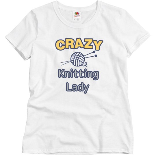 Crazy Knitting Lady Crazy Knitting Lady