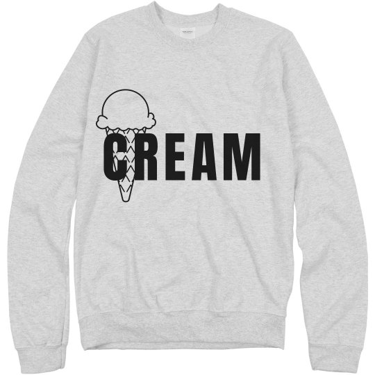 Creme white n blck Creme white n blck