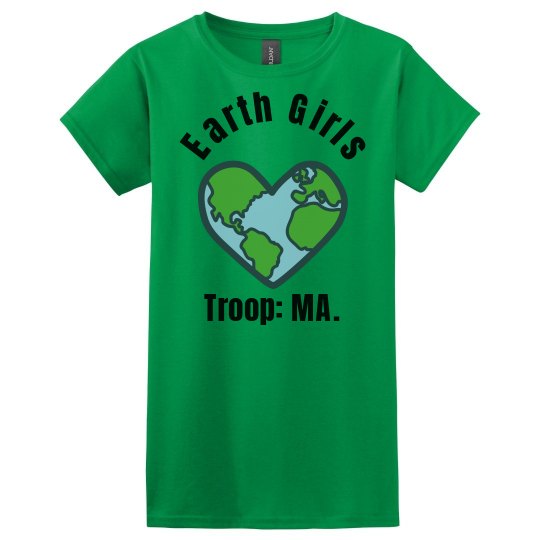 Crew Leader Earth girls shirt