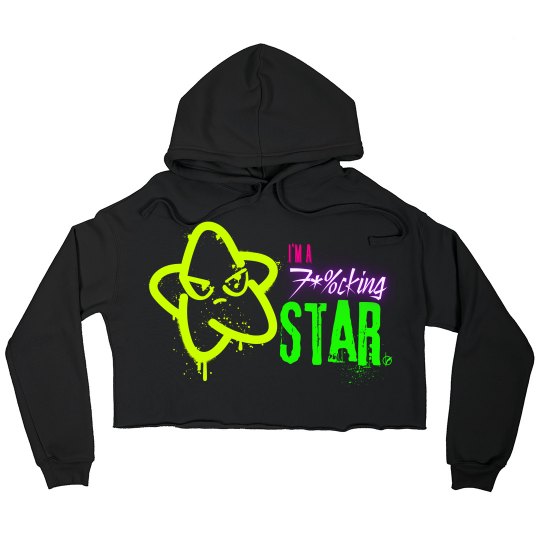 Crop Hoodie - I'm a Star