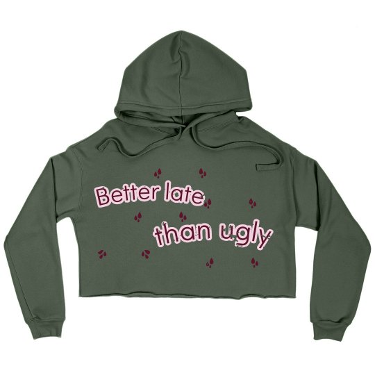 Cropped Hoodie/Late Cropped Hoodie/Late