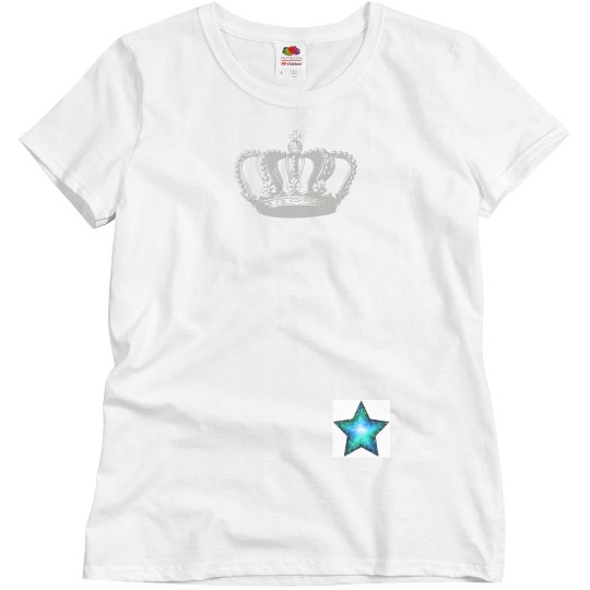 Crown blue star top