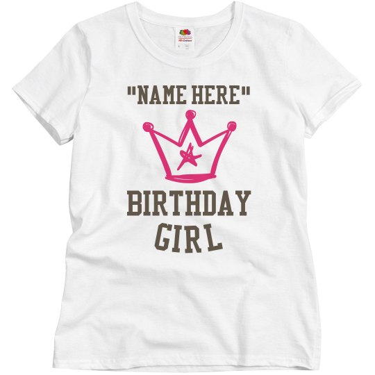 Crown for the birthday girl Crown for the birthday girl