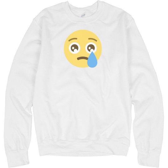 Crying Face Unisex Sweatshirt 