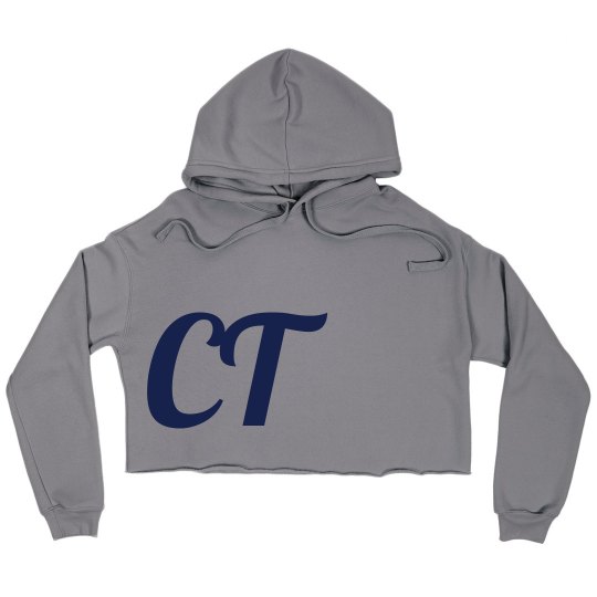 CT Tribe cropped hoodie