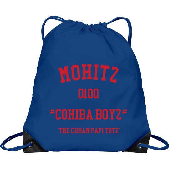 CUBAN PAPI COHIBA BOYZ TOTE BAG(BLUE)