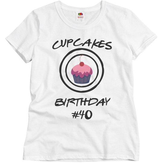 Cupcakes 40th birthday