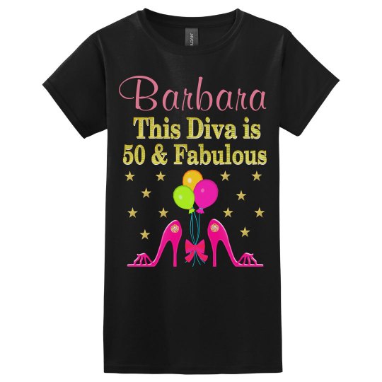 CUSTOM 50TH BIRTHDAY SHOE QUEEN