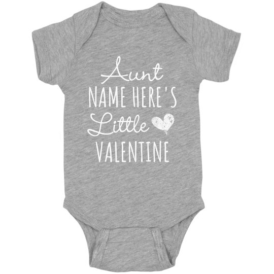 Custom Aunt's Little Valentine