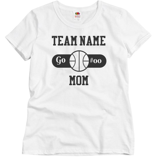 Custom Basketball Mom w/Players Number