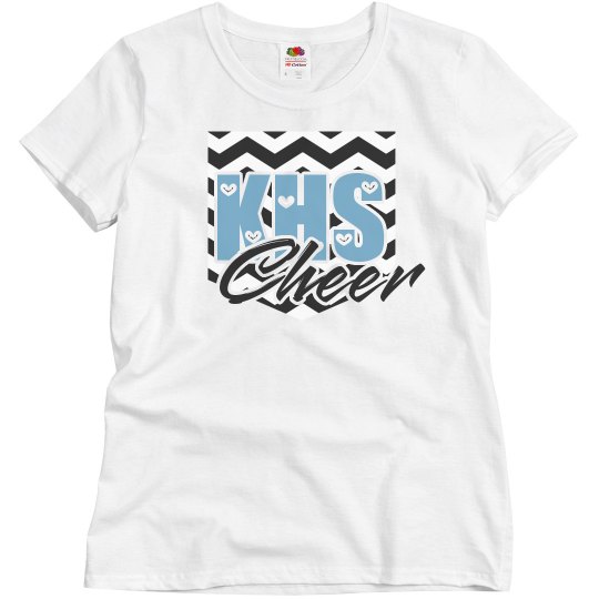 Custom Budget Cheer tee