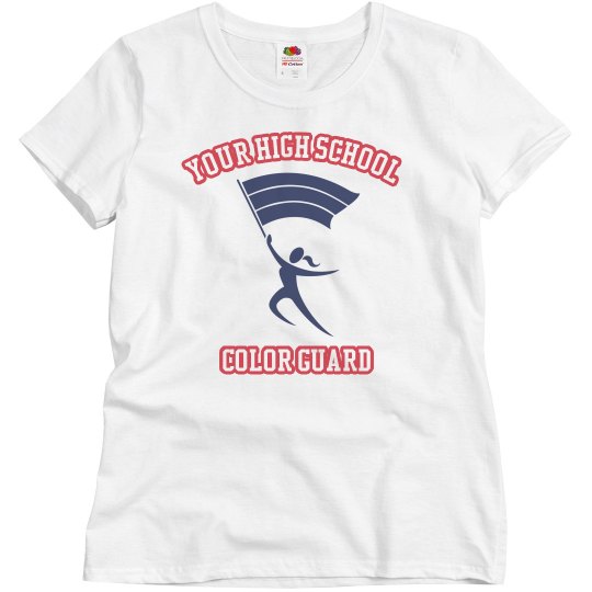 Custom Budget Color Guard Tee Custom Budget Color Guard Tee