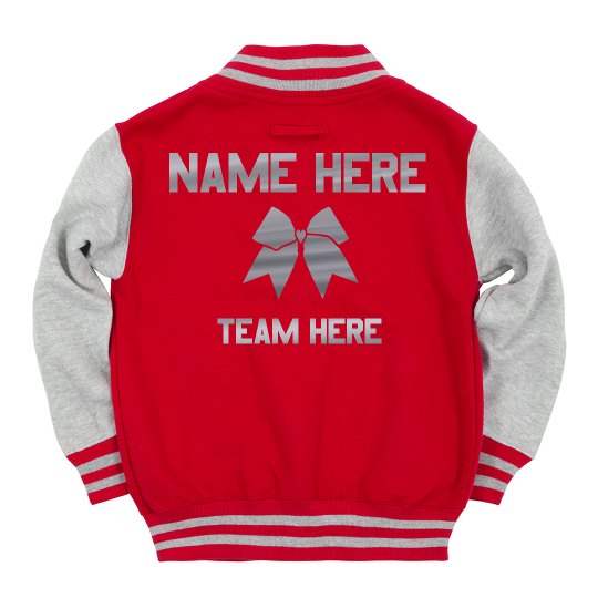 Custom Cheer Team Jacket Youth Varsity Letterman Jacket