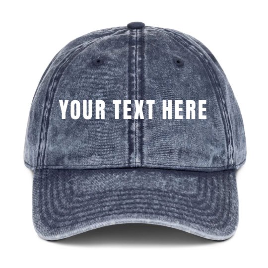 Custom Design This Canvas Hat