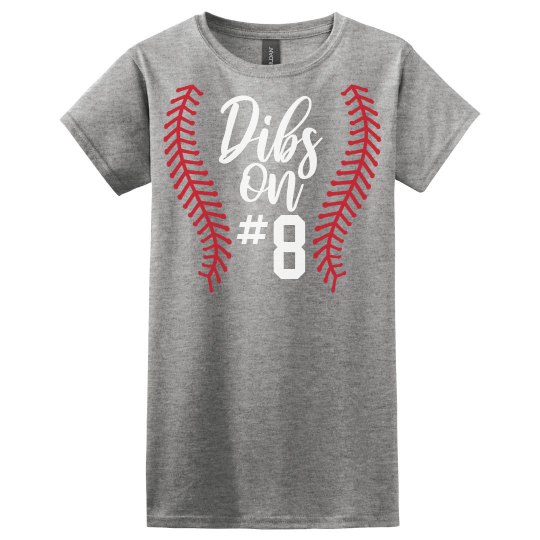 Custom Dibs Baseball Tee Custom Dibs Baseball Tee
