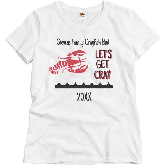 Custom Family Crayfish Boil Shirt