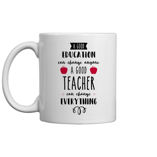 CUSTOM INPIRATIONAL TEACHER GIFT