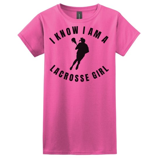 Custom Lacrosse Girl Shirt Custom Lacrosse Girl Shirt