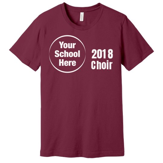 Custom Logo Choir Tee Adult