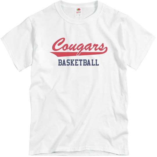 Custom Mascot Basketball Tee Custom Mascot Basketball Tee