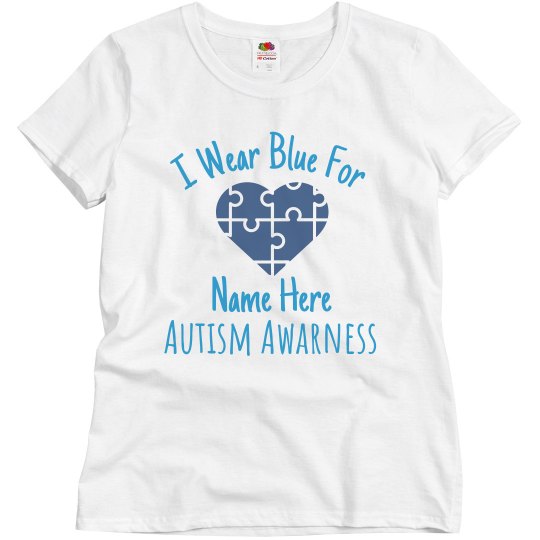 Custom Name Autism Awareness Shirt